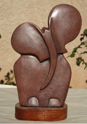 Mondoro Stone Abstract Elephant