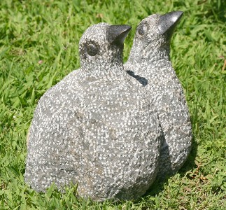 Springstone Pair of Guinea Fowl