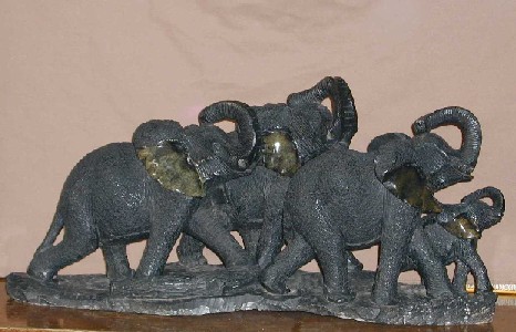 Magnificent Group of Elephants