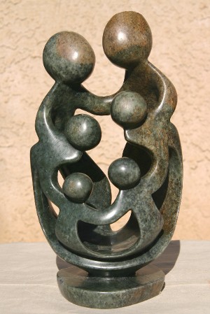 Attractive Two Tone Family of Six