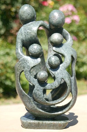 Large, Unique Family of Six by MAKUFA