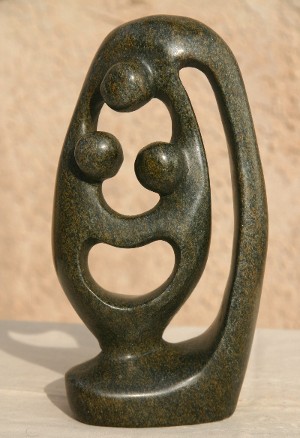 Parent and Two Children