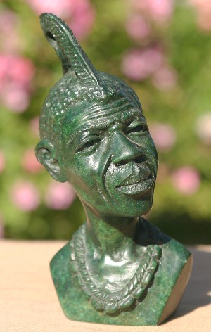 Nice Smaller Verdite Male bust