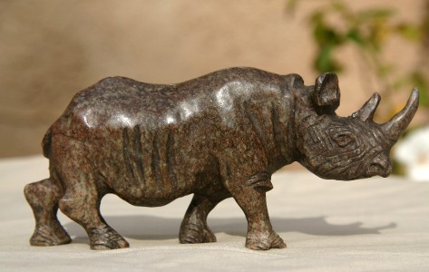 Nice Brown and Cream Serpentine Rhino