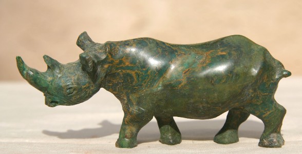 Marbled Verdite Rhino